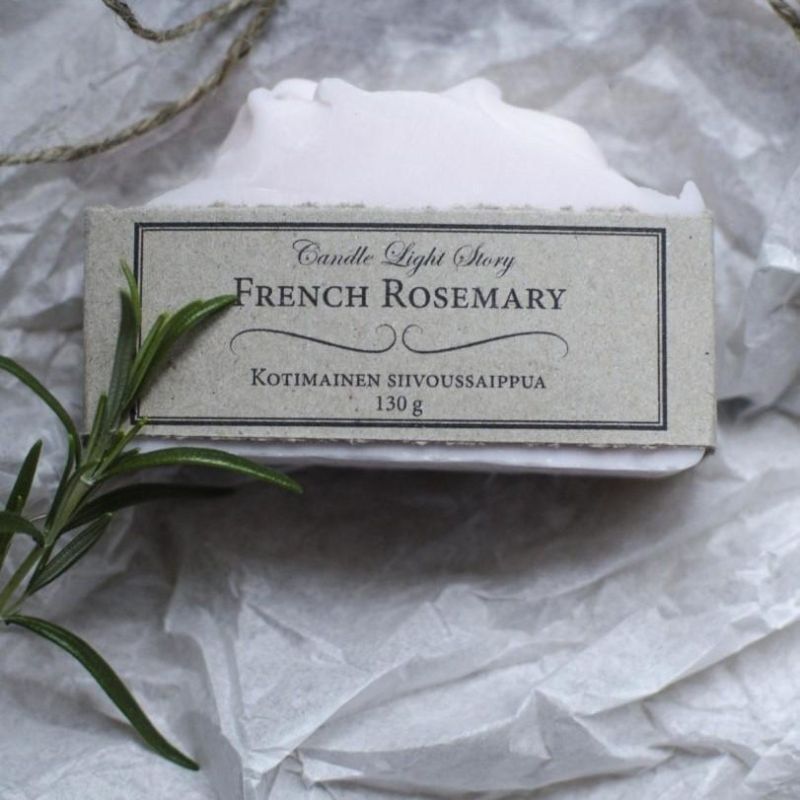 Candle Light Story-French Rosemary siivoussaippua 130 g