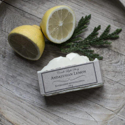 Candle Light Story-Andalusian Lemon siivoussaippua 130 g - Aallonharjalla.fi